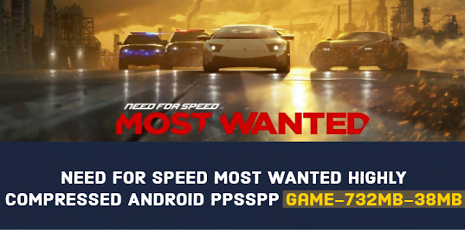 NFS Most Wanted Highly Compressed 10mb for Android ppsspp