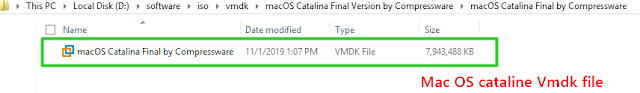 Mac OS Catalina Google Drive ISO image for Vmware (7GB)